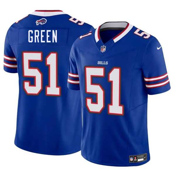 Men & Women & Youth Buffalo Bills #51 Kendrick Green Blue 2025 F.U.S.E. Vapor Untouchable Limited Stitched Jersey->buffalo bills->NFL Jersey